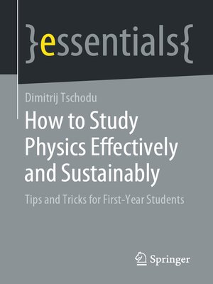 cover image of How to Study Physics Effectively and Sustainably